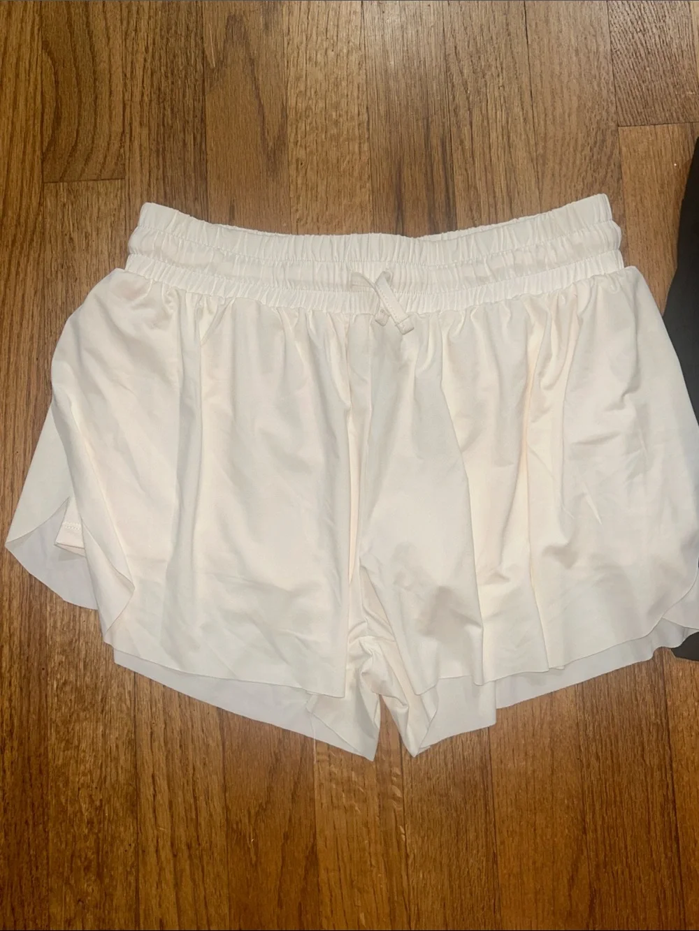Girls Active Skort and Short Set - White Daisy and Black NWT XL